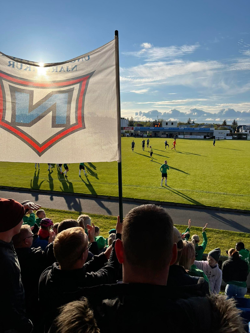 Frá Keflavík - Njarðvík í kvöld.