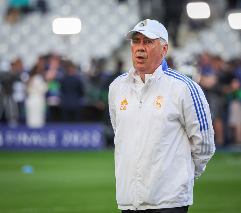 Myndaveisla frá æfingu Real Madrid á Stade de France