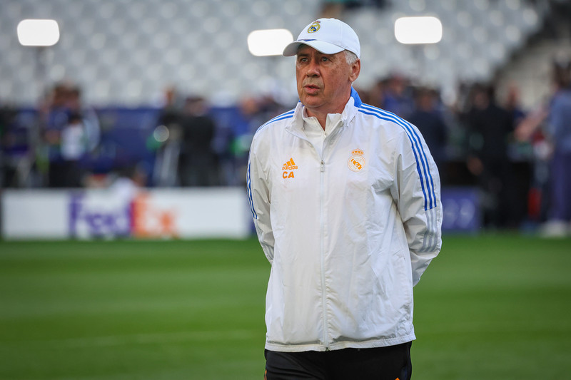 Myndaveisla frá æfingu Real Madrid á Stade de France