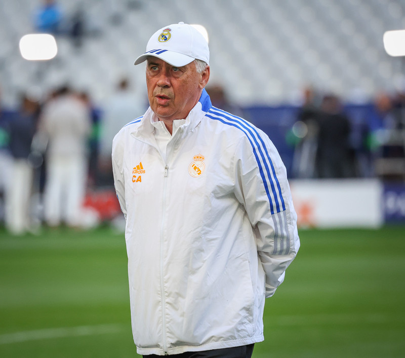 Myndaveisla frá æfingu Real Madrid á Stade de France