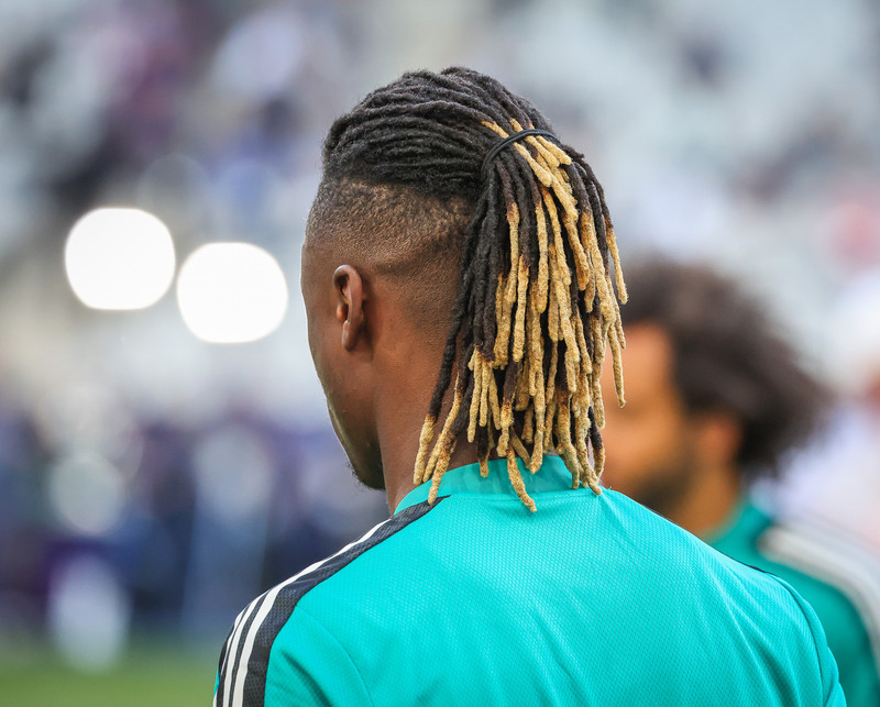 Myndaveisla frá æfingu Real Madrid á Stade de France