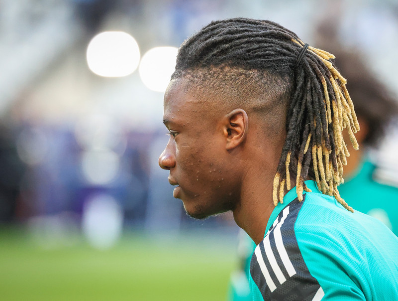 Myndaveisla frá æfingu Real Madrid á Stade de France
