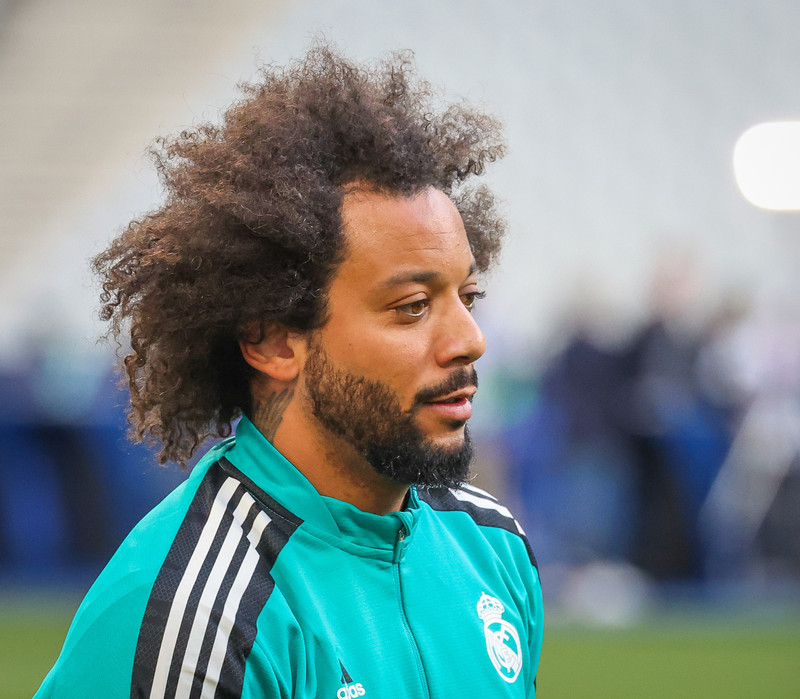Myndaveisla frá æfingu Real Madrid á Stade de France