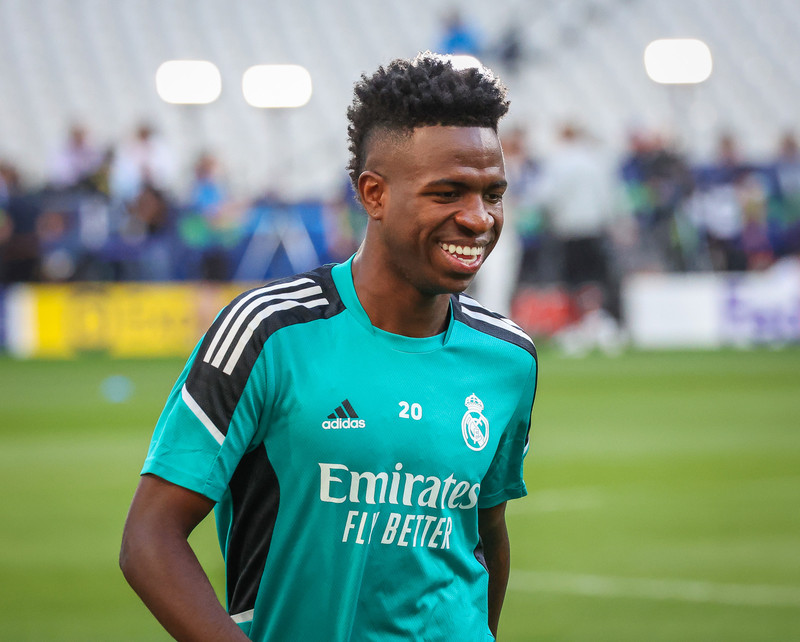 Myndaveisla frá æfingu Real Madrid á Stade de France