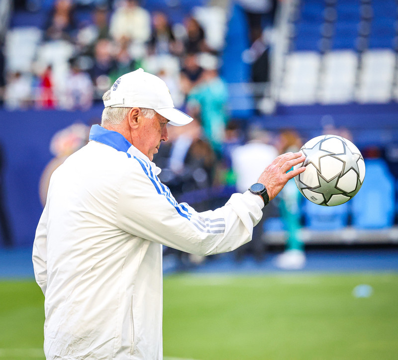 Myndaveisla frá æfingu Real Madrid á Stade de France