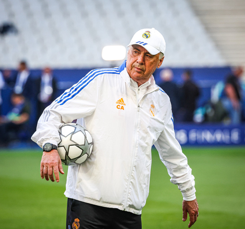Myndaveisla frá æfingu Real Madrid á Stade de France