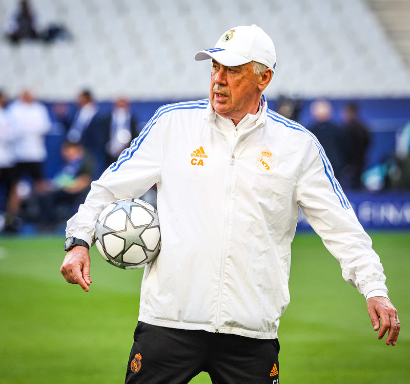Myndaveisla frá æfingu Real Madrid á Stade de France