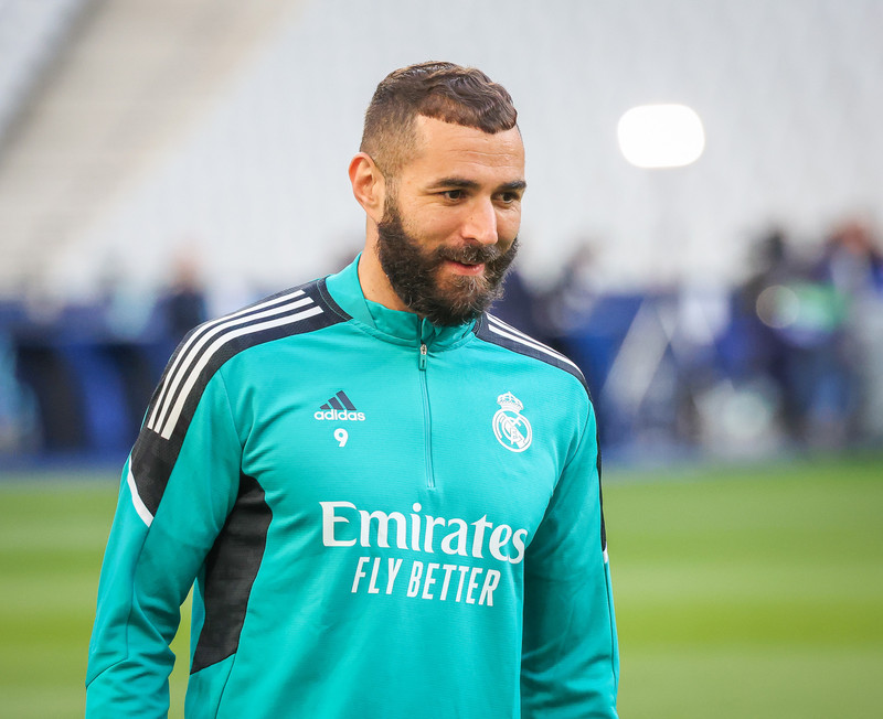 Myndaveisla frá æfingu Real Madrid á Stade de France