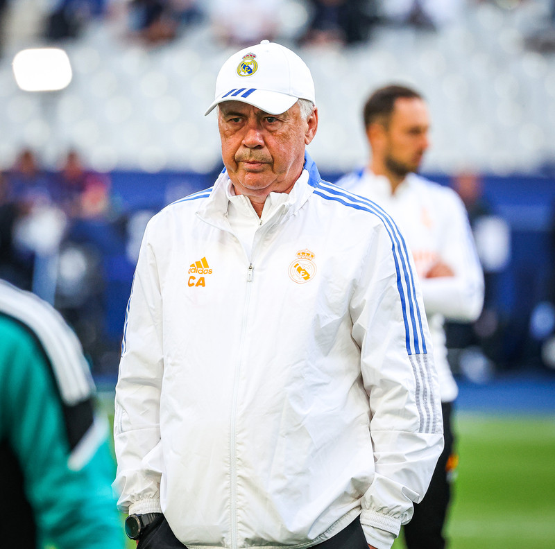 Myndaveisla frá æfingu Real Madrid á Stade de France