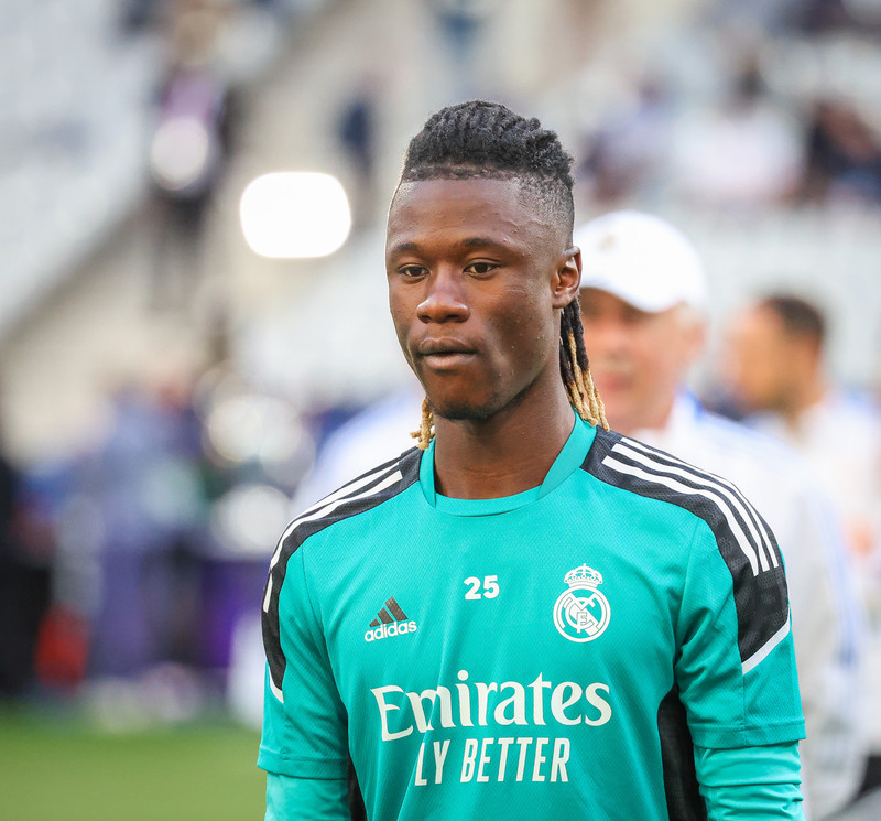 Myndaveisla frá æfingu Real Madrid á Stade de France