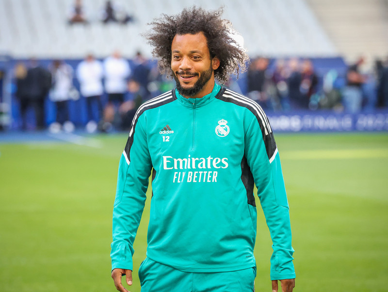 Myndaveisla frá æfingu Real Madrid á Stade de France