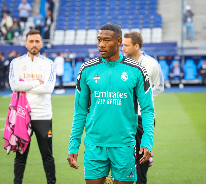 Myndaveisla frá æfingu Real Madrid á Stade de France