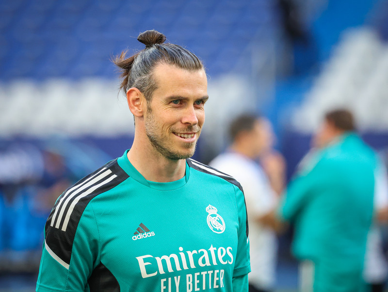 Myndaveisla frá æfingu Real Madrid á Stade de France