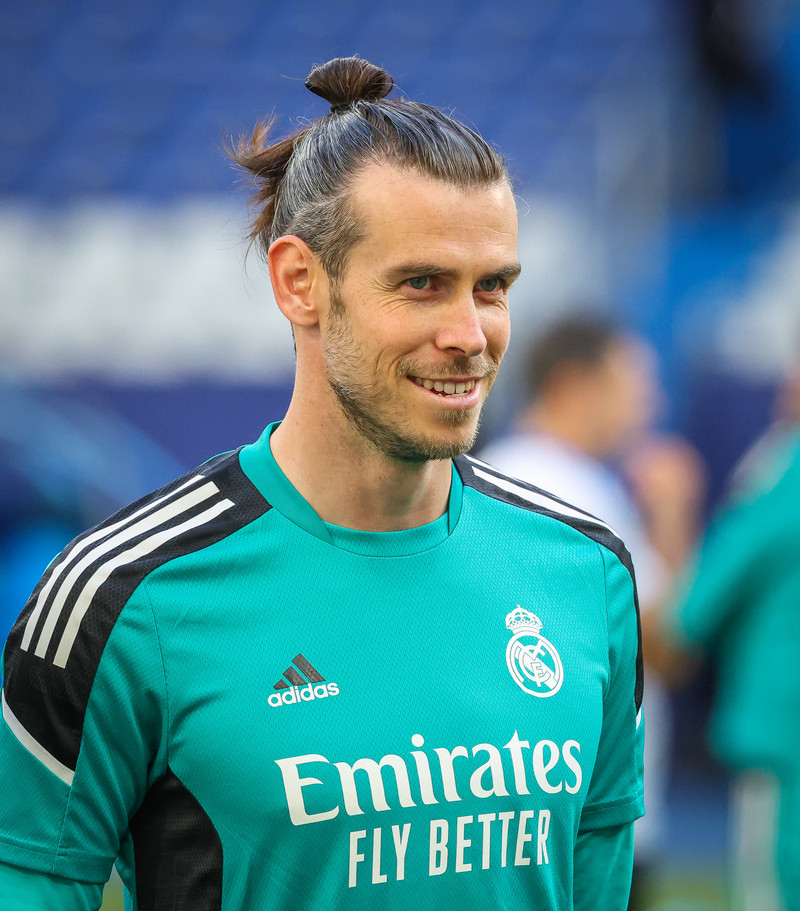 Myndaveisla frá æfingu Real Madrid á Stade de France