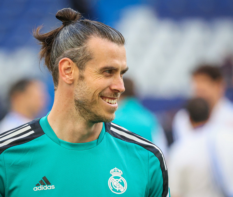 Myndaveisla frá æfingu Real Madrid á Stade de France