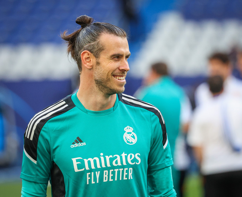 Myndaveisla frá æfingu Real Madrid á Stade de France