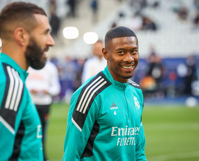 Myndaveisla frá æfingu Real Madrid á Stade de France