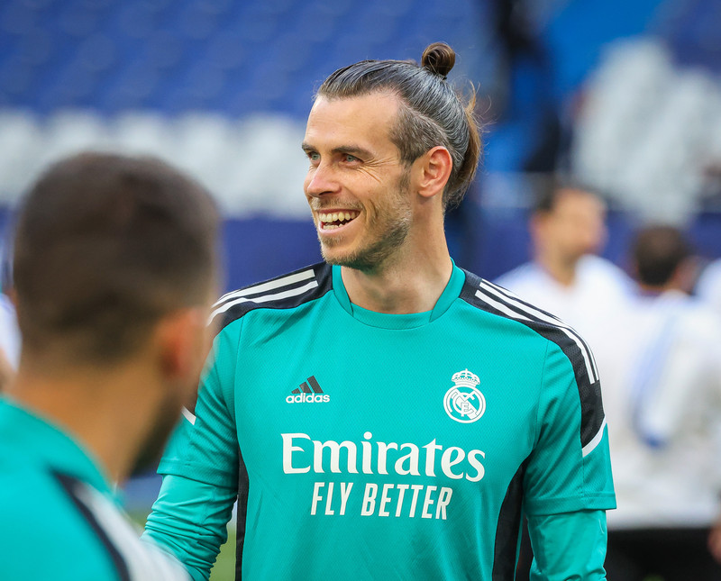 Myndaveisla frá æfingu Real Madrid á Stade de France