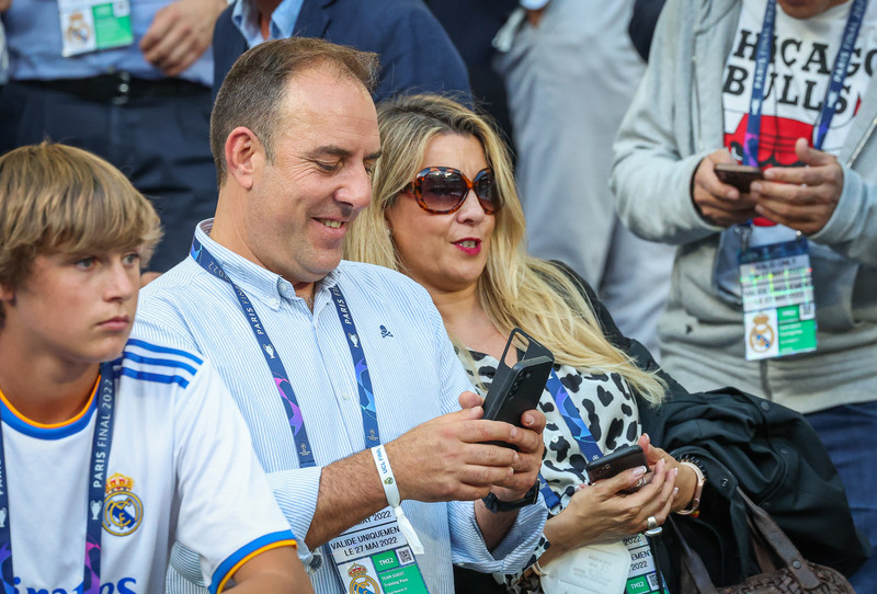 Myndaveisla frá æfingu Real Madrid á Stade de France