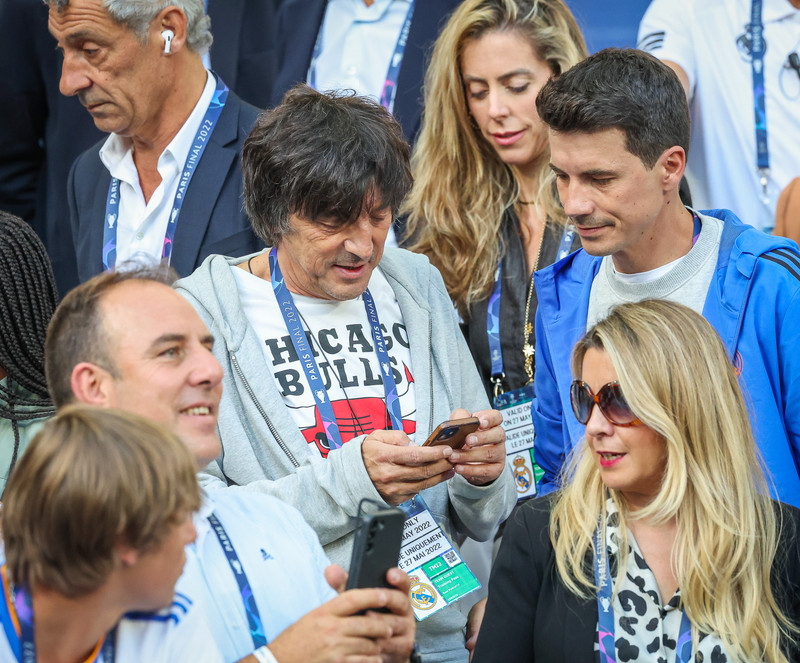 Myndaveisla frá æfingu Real Madrid á Stade de France