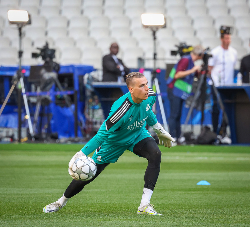Myndaveisla frá æfingu Real Madrid á Stade de France