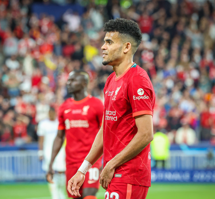 Luis Díaz er í liði Liverpool
