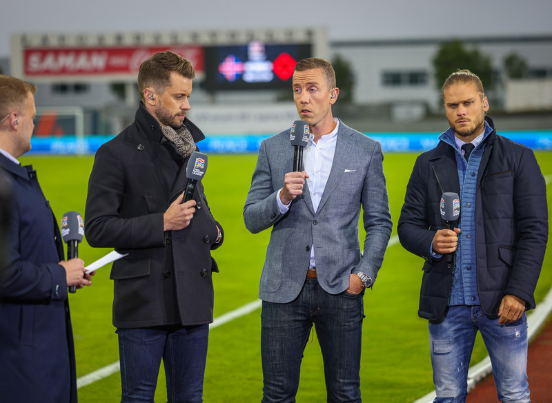 Rúrik Gíslason og Kári Árnason hafa talað um að þetta væri 'soft' hjá íslenska landsliðinu