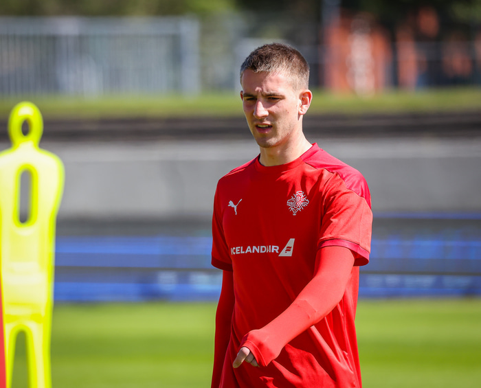 Patrik er með A-landsliðinu