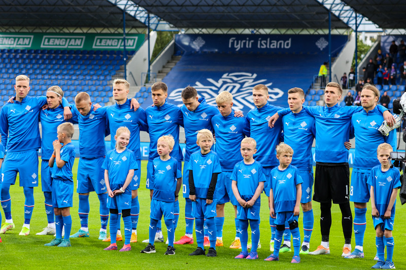 Myndaveisla: Ísland og Ísrael gerðu jafntefli