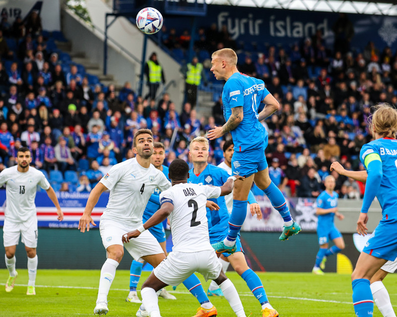 Myndaveisla: Ísland og Ísrael gerðu jafntefli