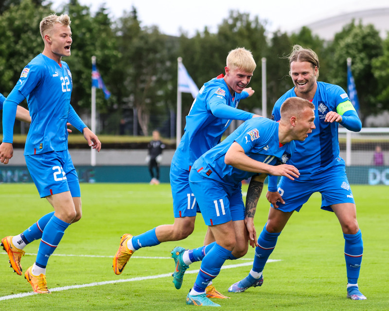 Myndaveisla: Ísland og Ísrael gerðu jafntefli