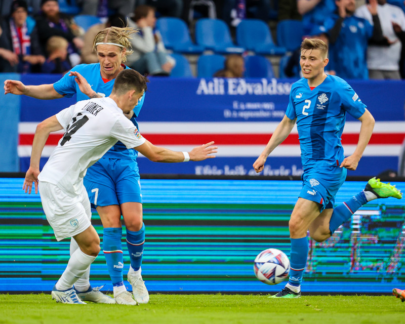 Myndaveisla: Ísland og Ísrael gerðu jafntefli