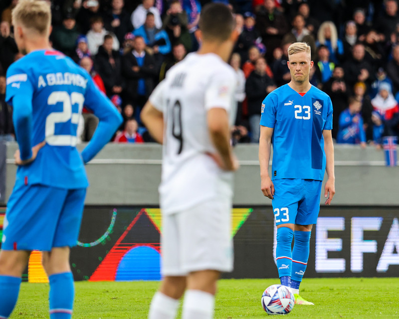 Myndaveisla: Ísland og Ísrael gerðu jafntefli