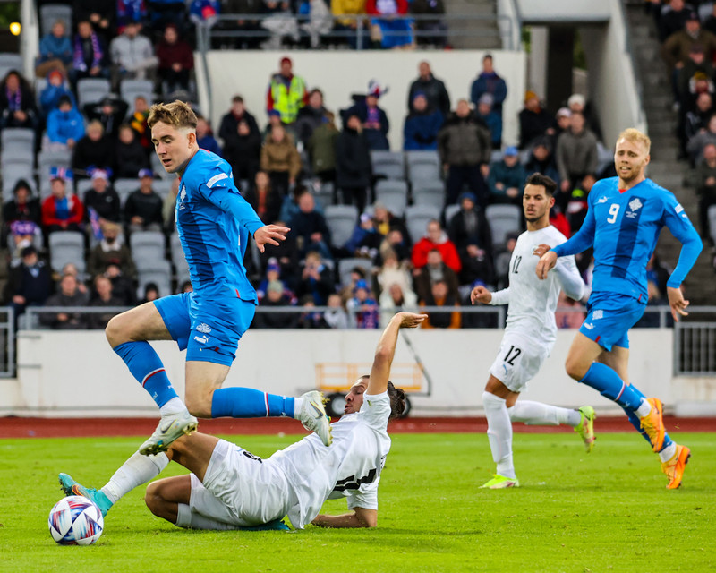 Myndaveisla: Ísland og Ísrael gerðu jafntefli