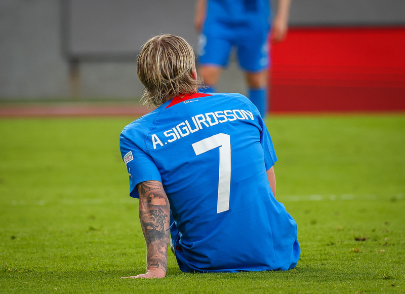 Arnór komst á blað.