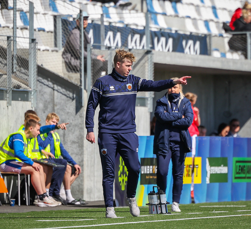 Óskar Smári Haraldsson, þjálfari Fram.