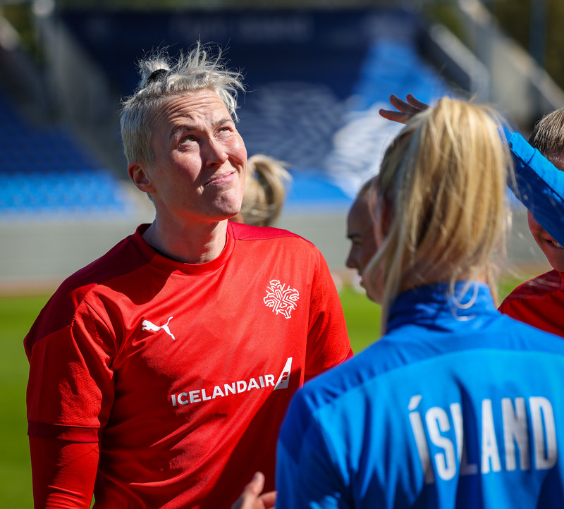 Myndaveisla: Undirbúningur Íslands fyrir EM hafinn