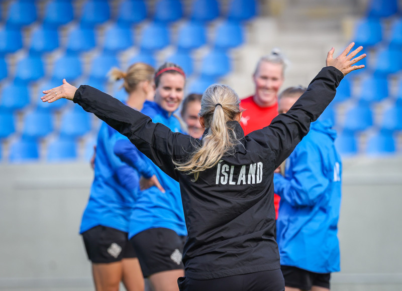 Myndaveisla: Undirbúningur Íslands fyrir EM hafinn