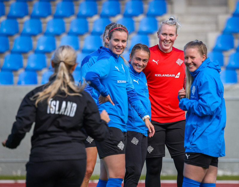 Myndaveisla: Undirbúningur Íslands fyrir EM hafinn
