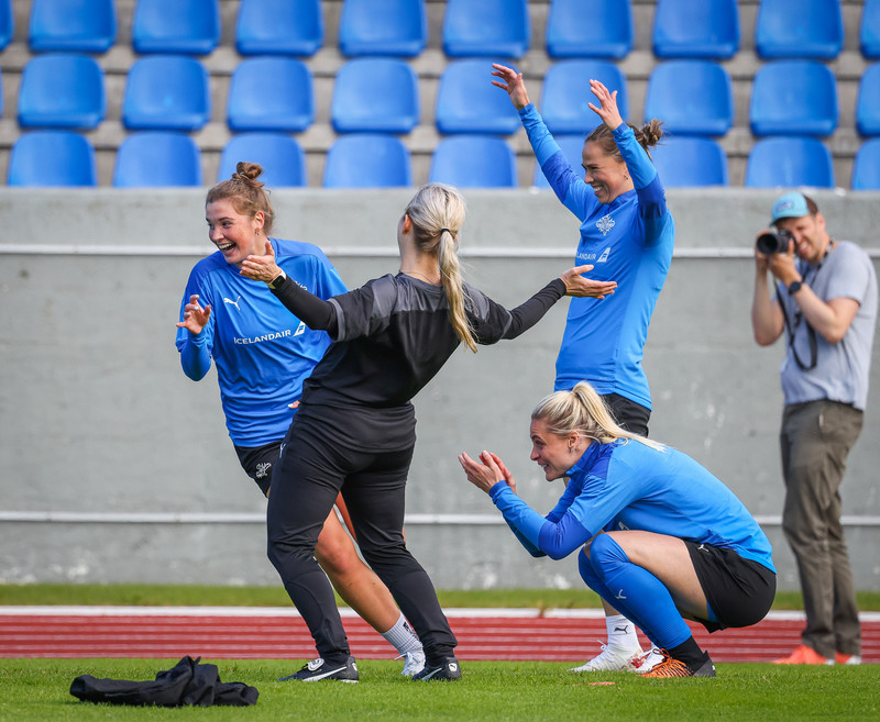 Myndaveisla: Undirbúningur Íslands fyrir EM hafinn