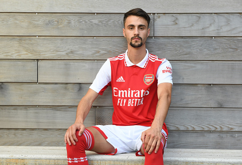 Miðjumaðurinn Fabio Vieira kom einnig til Arsenal.