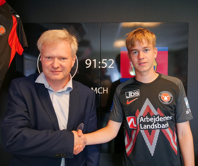 Daníel fór með varaliði Midtjylland til Portúgals