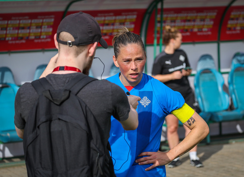 Sara Björk Gunnarsdóttir, landsliðsfyrirliði.
