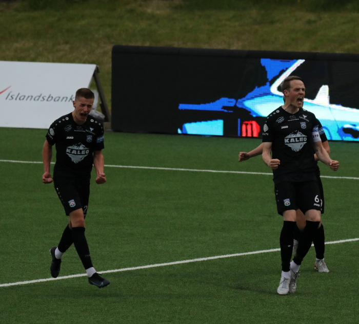 Afturelding vann Kórdrengi, 2-1.