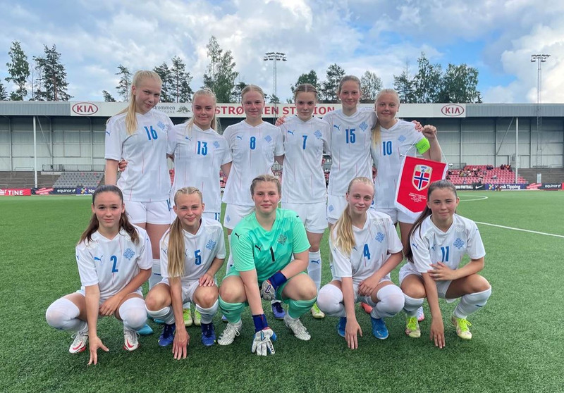 U16 landslið kvenna vann Indland 3-0