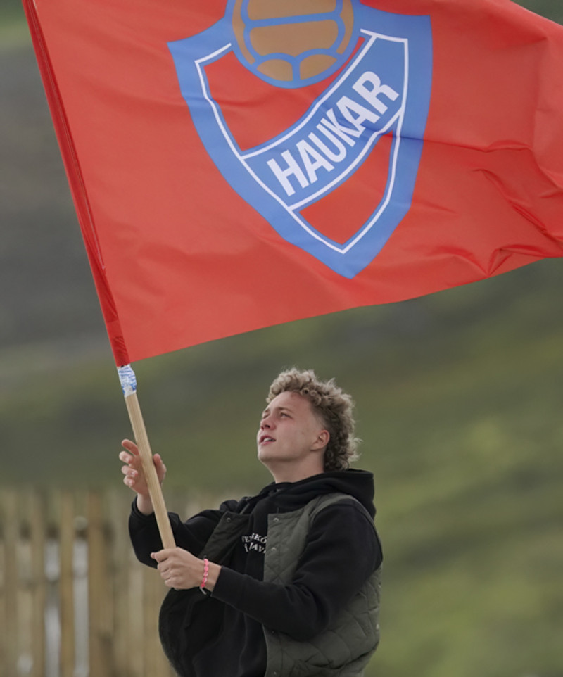 Myndaveisla: Magni og Haukar gerðu jafntefli