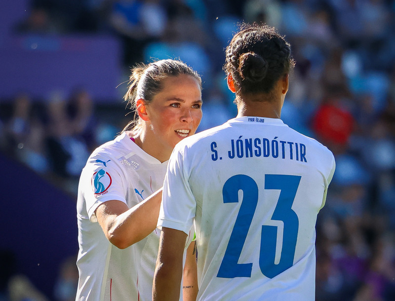 Sara Björk Gunnarsdóttir er nýgengin í raðir Juventus.
