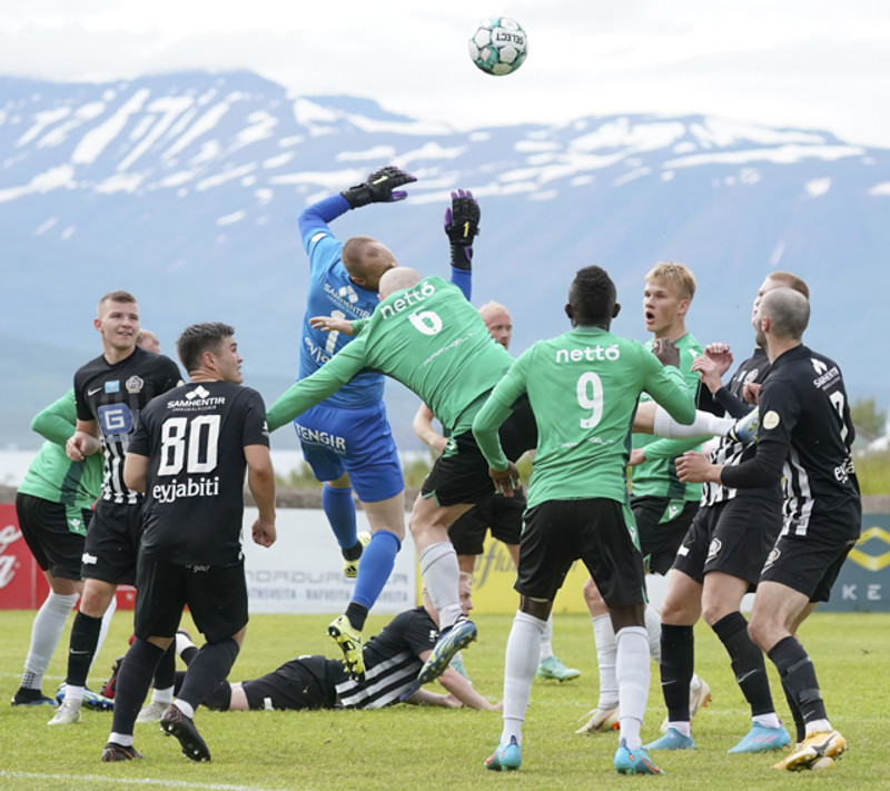 Úr leik hjá Njarðvík síðasta sumar.