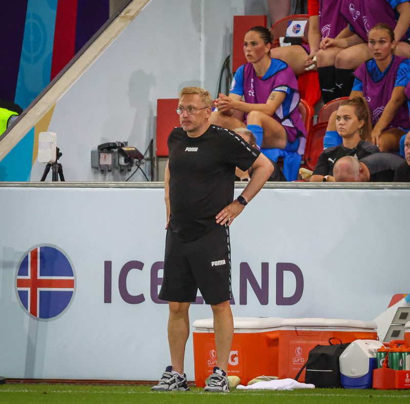 Spurður út í skiptinguna á Söru - „Maður gerir stundum tómar vitleysur"