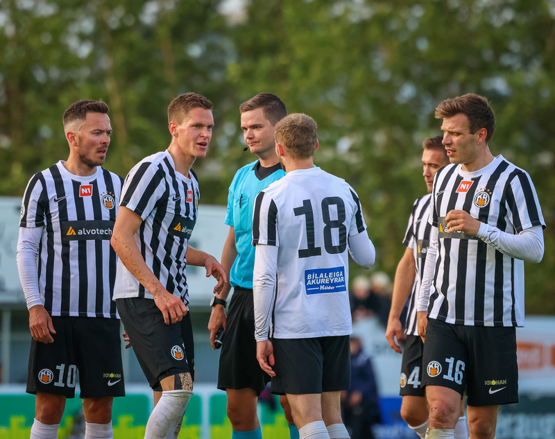 KR-ingar fengu á sig umdeilda vítaspyrnu seint í leiknum